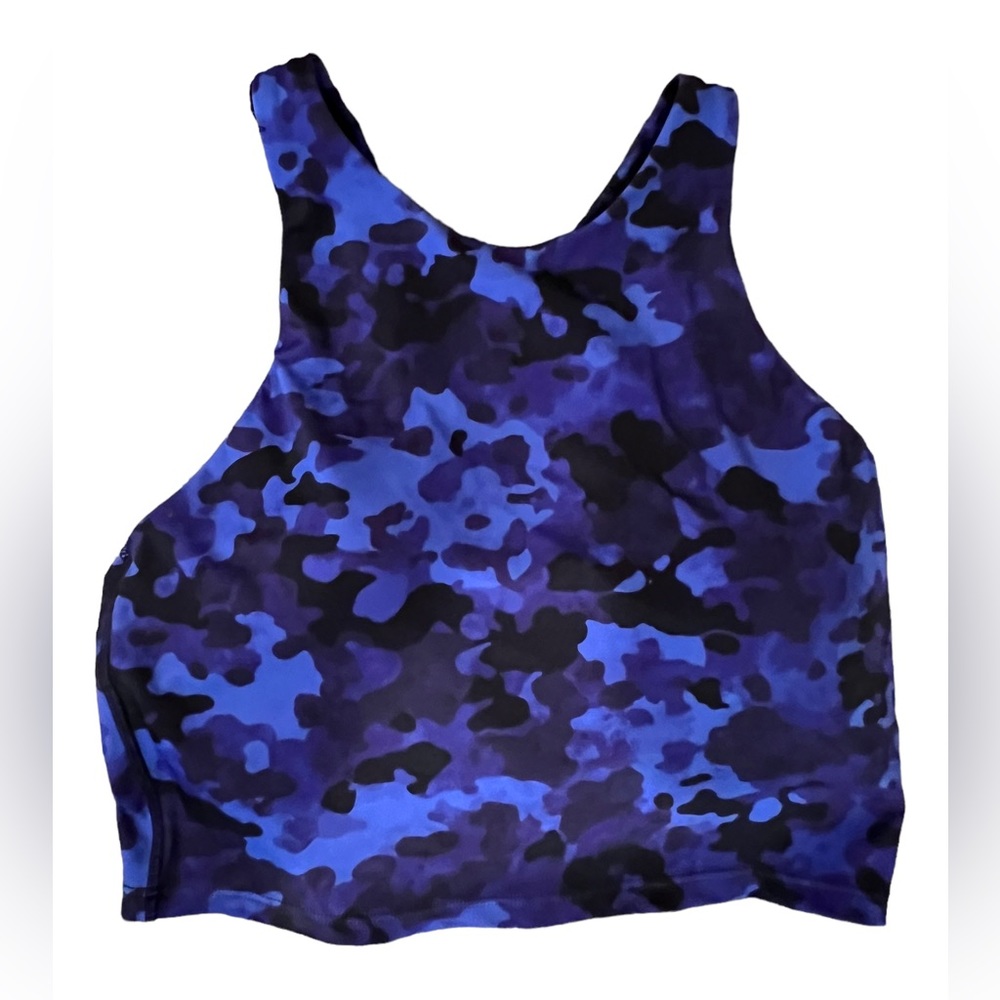 Athleta Conscious Crop Bikini Top A/C Cloud Dress Blue size M - Picture 5 of 7